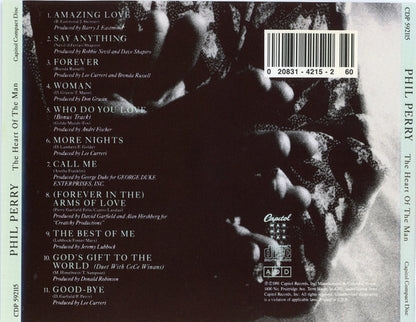 Phil Perry (2) : The Heart Of The Man (CD, Club)