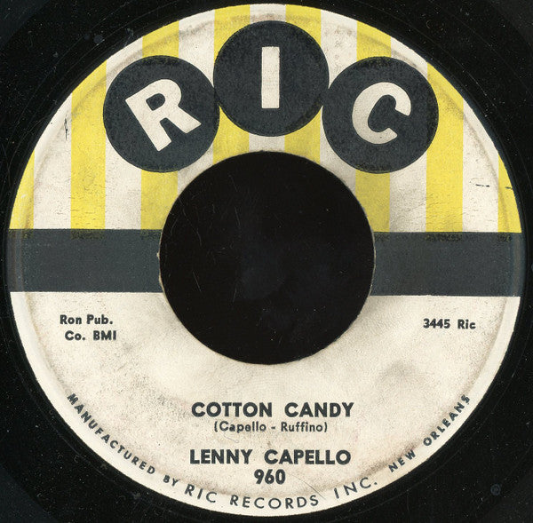 Lenny Capello : Cotton Candy / Tootles (7")