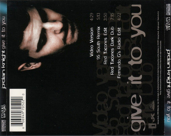 Jordan Knight : Give It To You (CD, Maxi)