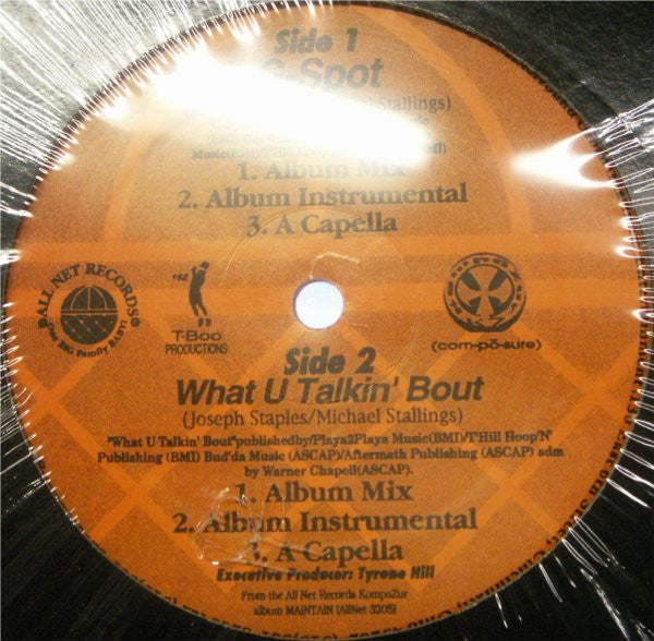 KompoZur : G-Spot / What U Talkin' Bout (12", Mar)