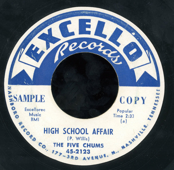 The Five Chums : High School Affair / Give Me The Power (7", Promo)
