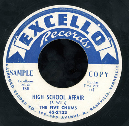 The Five Chums : High School Affair / Give Me The Power (7", Promo)