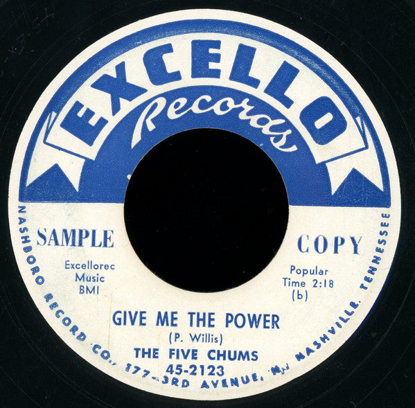 The Five Chums : High School Affair / Give Me The Power (7", Promo)