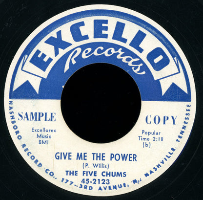 The Five Chums : High School Affair / Give Me The Power (7", Promo)