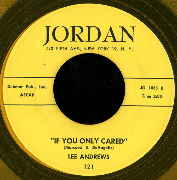 Lee Andrews : A Wise Man Said / If You Only Cared (7", Yel)