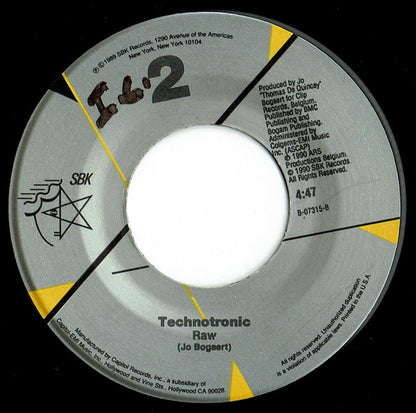 Technotronic : Get Up! (Before The Night Is Over) / Raw (7", Single)