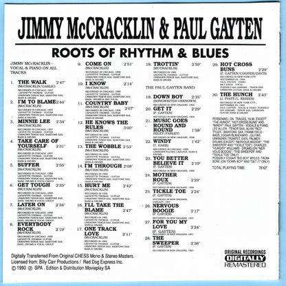 Jimmy McCracklin, Paul Gayten : Roots Of Rhythm & Blues (CD, Comp, RM)