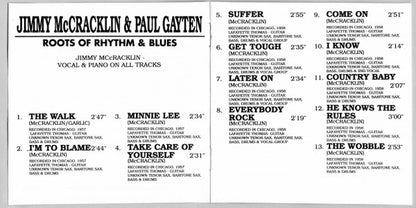 Jimmy McCracklin, Paul Gayten : Roots Of Rhythm & Blues (CD, Comp, RM)