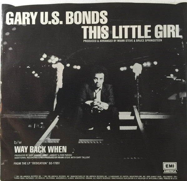 Gary U.S. Bonds : This Little Girl (7", Single, Win)