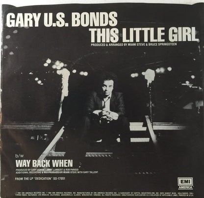 Gary U.S. Bonds : This Little Girl (7", Single, Win)
