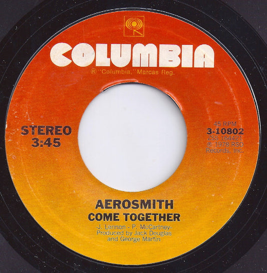 Aerosmith : Come Together / Kings And Queens (7", Single, Styrene, Ter)