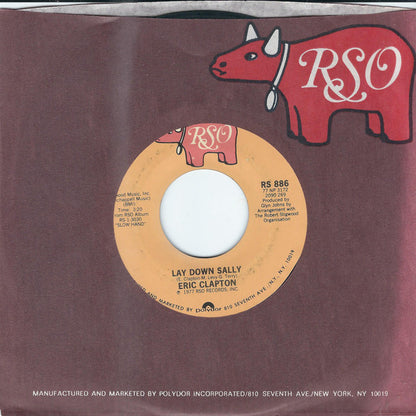 Eric Clapton : Lay Down Sally (7", Styrene, PRC)