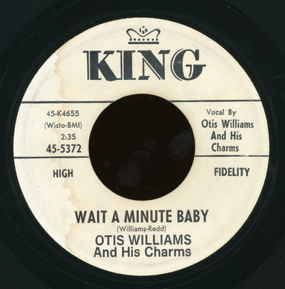 Otis Williams & The Charms : Image Of A Girl / Wait A Minute Baby (7")