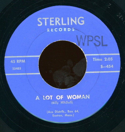 Billy Mitchell (15) : A Lot Of Woman / Rolling Stone (7")