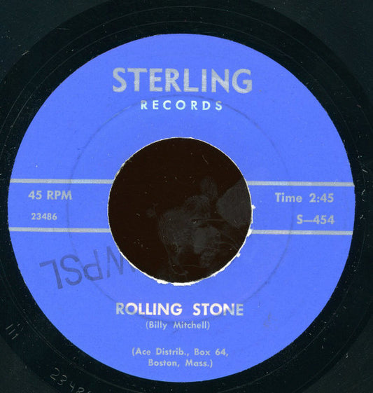 Billy Mitchell (15) : A Lot Of Woman / Rolling Stone (7")