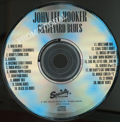 John Lee Hooker : Graveyard Blues (CD, Comp, Promo, RM)
