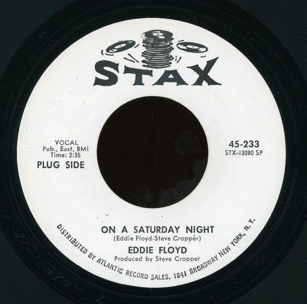 Eddie Floyd : On A Saturday Night / Under My Nose (7", Promo, SP)