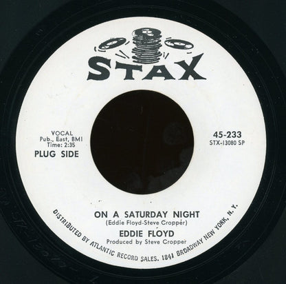 Eddie Floyd : On A Saturday Night / Under My Nose (7", Promo, SP)