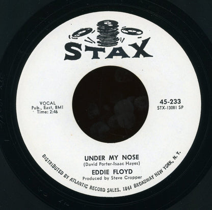Eddie Floyd : On A Saturday Night / Under My Nose (7", Promo, SP)