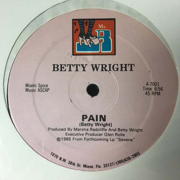 Betty Wright : Pain (12")