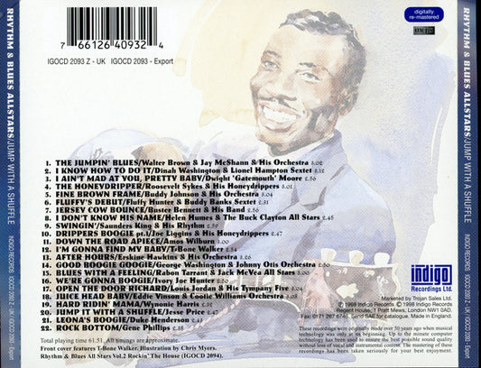 Various : Rhythm & Blues All Stars Vol. 1 - Jump With A Shuffle (CD, Comp)