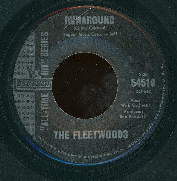 The Fleetwoods : Runaround / Confidential (7", Single)