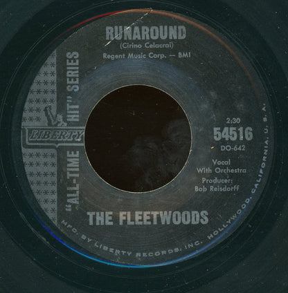 The Fleetwoods : Runaround / Confidential (7", Single)