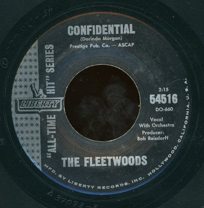 The Fleetwoods : Runaround / Confidential (7", Single)