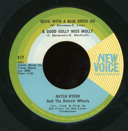 Mitch Ryder & The Detroit Wheels : Devil With A Blue Dress On & Good Golly Miss Molly / I Had It Made (7", Single)