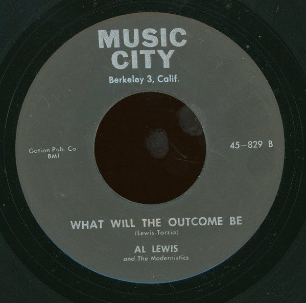 Lord Luther / Al Lewis (5) And The Modernistics : Can't Get You Out Of My Mind / What Will The Outcome Be (7", RE)
