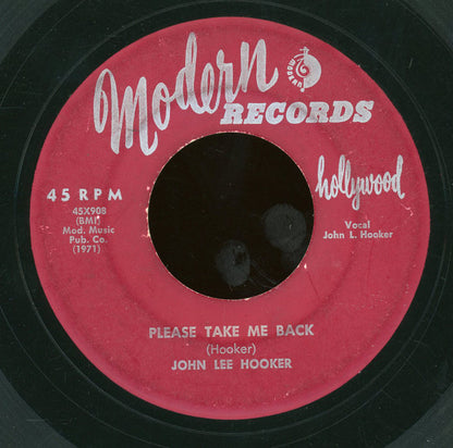 John Lee Hooker : Please Take Me Back / Love Money Can't Buy (7")