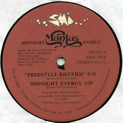 Mantus : Midnight Energy (LP, Album)