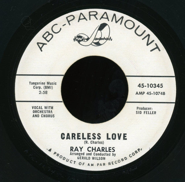 Ray Charles : You Don't Know Me / Careless Love (7", Promo)