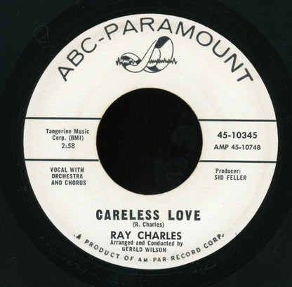 Ray Charles : You Don't Know Me / Careless Love (7", Promo)
