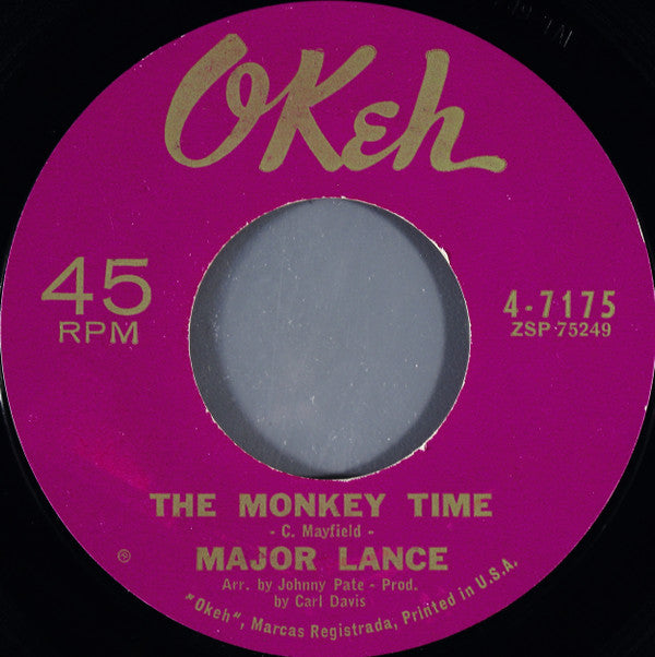 Major Lance : The Monkey Time / Mama Didn't Know (7", Single, Styrene, Bri)