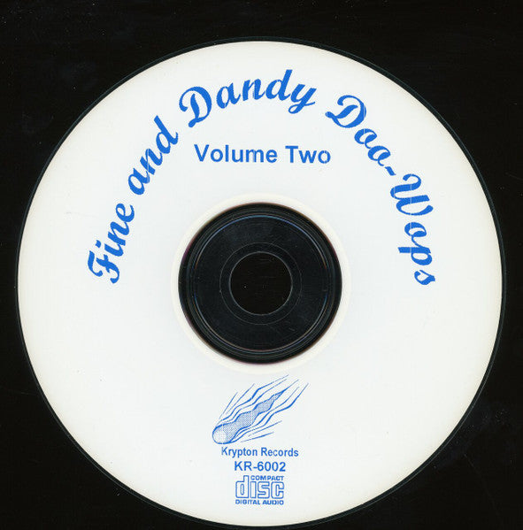 Various : Fine And Dandy Doo-Wops Volume 2 (CDr, Comp)