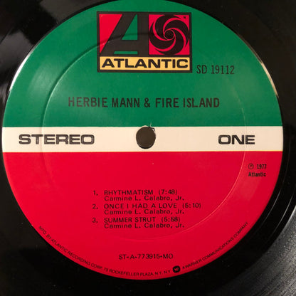 Herbie Mann & Fire Island (2) : Herbie Mann & Fire Island (LP, Album, MO )