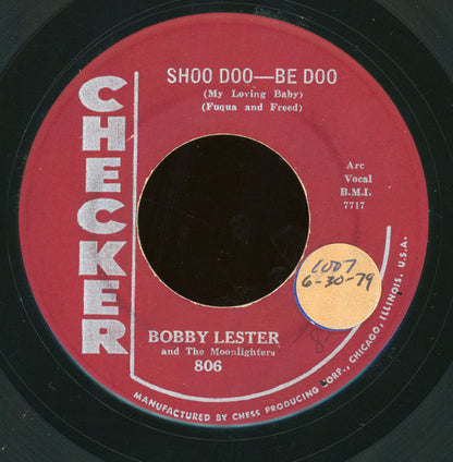 Bobby Lester And The Moonlighters (4) : Shoo Doo-Be Doo / So All Alone (7", RE)