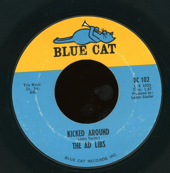 The Ad Libs : The Boy From New York City / Kicked Around (7", Single, Styrene, Ter)