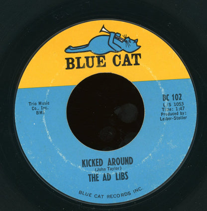The Ad Libs : The Boy From New York City / Kicked Around (7", Single, Styrene, Ter)