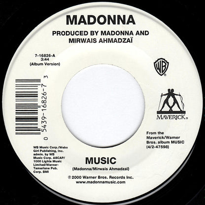 Madonna : Music (7", Single)