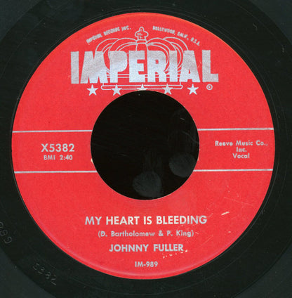 Johnny Fuller : Sister Jenny / My Heart Is Bleeding (7", MSI)