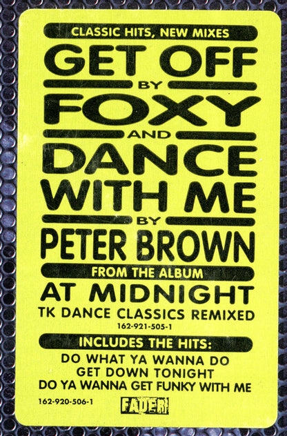 Foxy / Peter Brown (2) : Get Off / Dance With Me (12", Maxi, Promo)