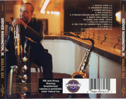 Grover Washington, Jr. : Soulful Sax (CD, Comp)