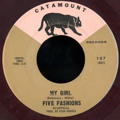 The Five Fashions : My Girl / Kiss, Kiss, Kiss (7", Red)