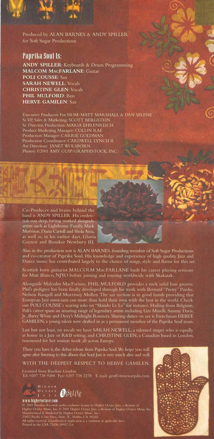 Paprika Soul : Paprika Soul (CD, Album, Promo, RE)