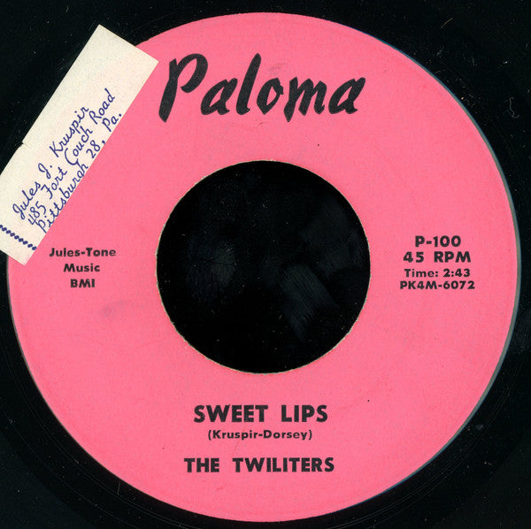 The Twiliters : Sweet Lips / You Better Make It (7")