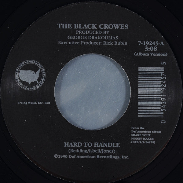 The Black Crowes : Hard To Handle (7", Single)