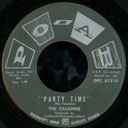 The Paladins (2) : Party Time / Have Gun - Will Travel (7", Single, Mono)