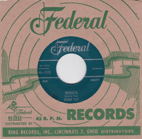 Johnny Pate : Muskeeta / Pretty One (7")